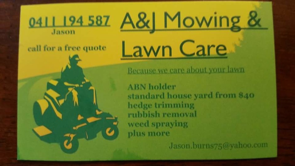 A & J Mowing & Lawn Care Pic 1