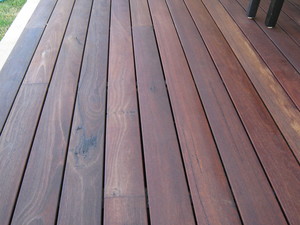 Lawnless Landscapes Pic 2 - jarrah decking with hidden fixings