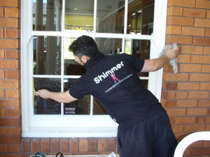 Shimmer Glass Cleaning Pic 3 - Sydney Window Cleaners French windows come up sparkling