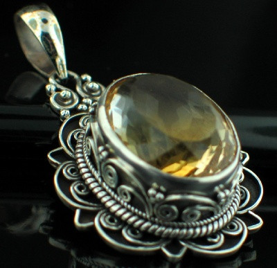 Mystic Jewellery Online Pic 1 - topaz exclusive large pendant