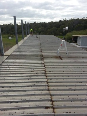 Lovelock Contracting Pic 2 - Before Roof Replacement SSAA Belmont Rifle Range