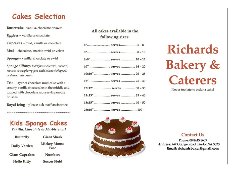 Richards Bakery & Caterers Pic 2