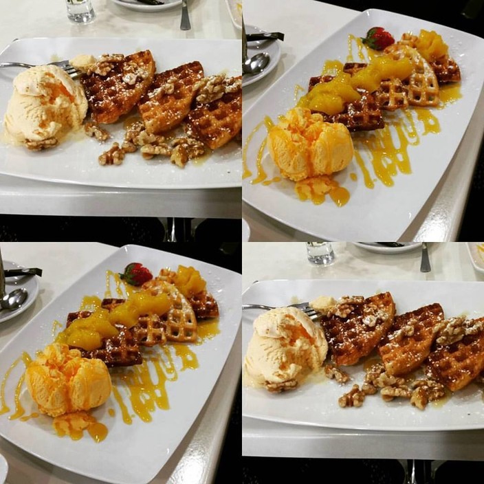 Savoury Waffle, Dessert, Coffee - Tan Coffee Pic 1