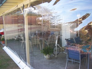 Awesome Awnings Pic 4 - clear pvc bistro blinds