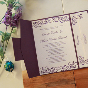 A Whimsical Box Pic 4 - A Whimsical Box Affordable Letterpress Foil Press Digital Printing Wedding Invitations