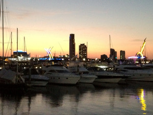 Fisherman's Wharf Tavern Pty Ltd Pic 5 - Sunset over the Marina