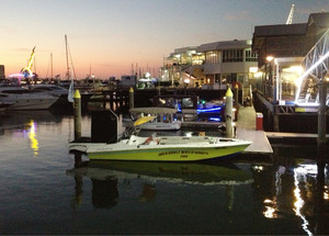 Fisherman's Wharf Tavern Pty Ltd Pic 4 - Sunset over the Marina from Fishermans Wharf