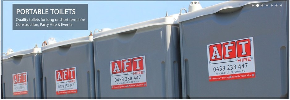 AFT HIRE PTY LTD Pic 1 - Portable Toilet hire