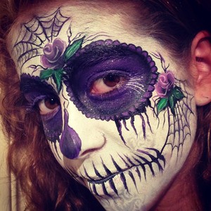 True Colours Face Painting Pic 4 - Day of the dead party