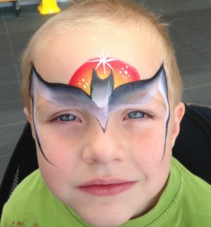 True Colours Face Painting Pic 2 - super hero face painting