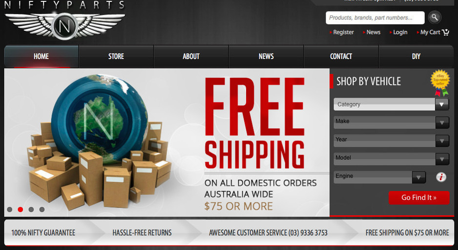 Car Spare parts Melbourne Pic 1 - Free Shipping Over 75