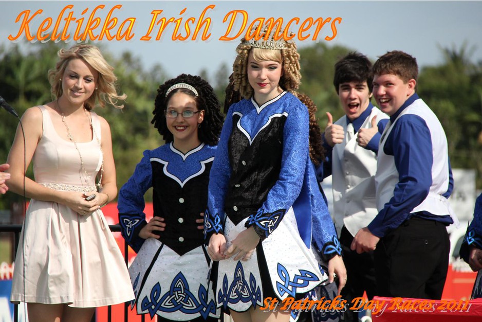 Keltikka Irish Dance Pic 1 - St Patricks Day Races 2011 with Sarah McNee