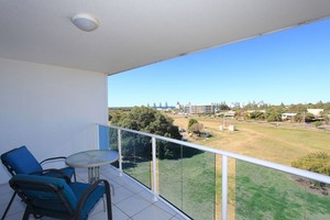 Koola Beach Apartments Bargara Pic 3 - All balconies overlook parkland