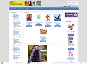 Spirit Writer Pic 4 - Spirit Connections ECommerce site enables them to sell from their 247 shop