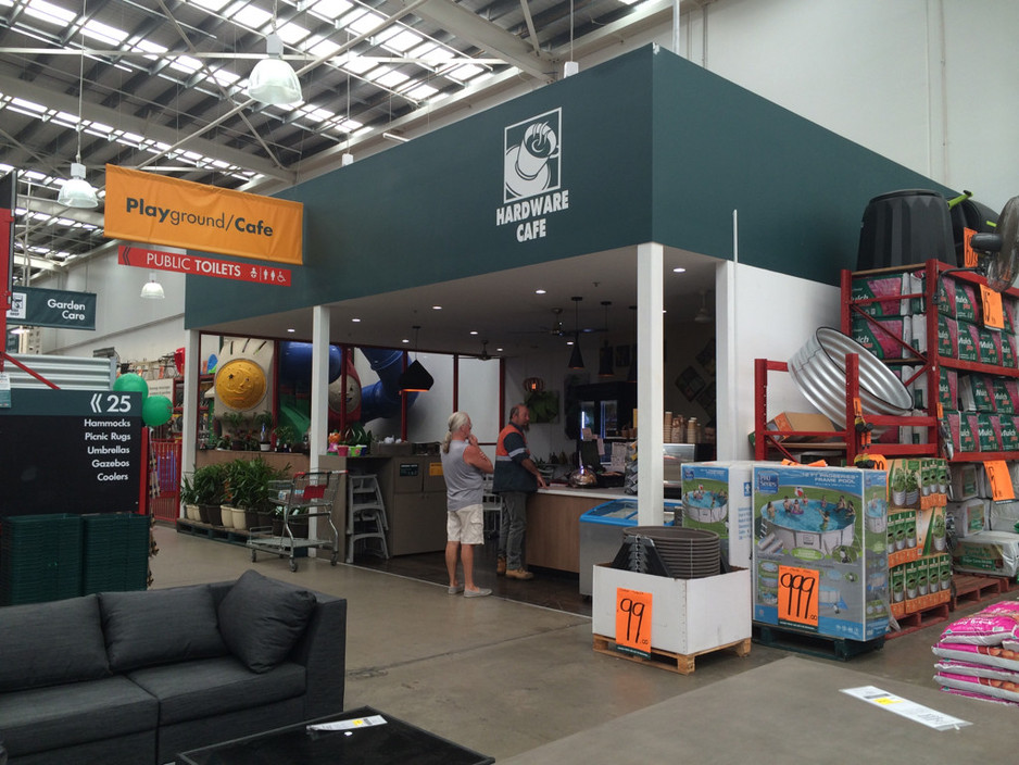 Bunnings Rockhampton Warehouse Pic 1 - Bunnings cafe playground