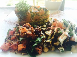 Manna Haven Pic 2 - Incredible salad lunch