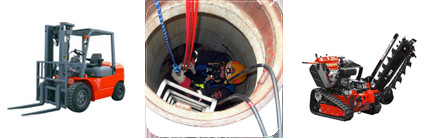 Launchpad Training Solutions Pic 2 - Forklift Confined Space Trenching