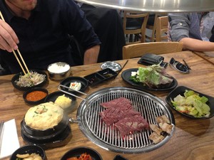 Stoneage Korean BBQ Pic 5 - lots of sides