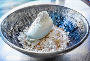 The Glass House Pic 2 - White Chocolate and Coconut Sorbet