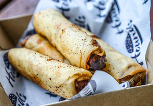 Burger Hounds Pic 2 - Cheeseburger Spring Rolls