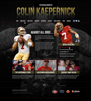 Big Blue Roo Design Studio Pic 2 - Colin Kaepernick 49ers Football Legend