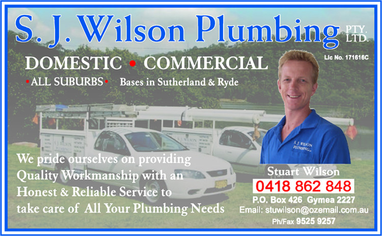 SJ Wilson Plumbing Pty Ltd Pic 1