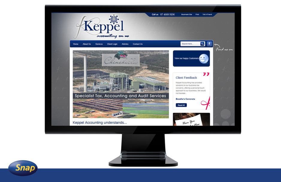 Snap Dalby Pic 1 - Website Design for keppelaccounting