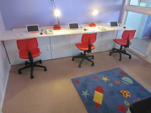 The Little Kids School Pic 3 - Our little kids office Encouraging school readiness activities