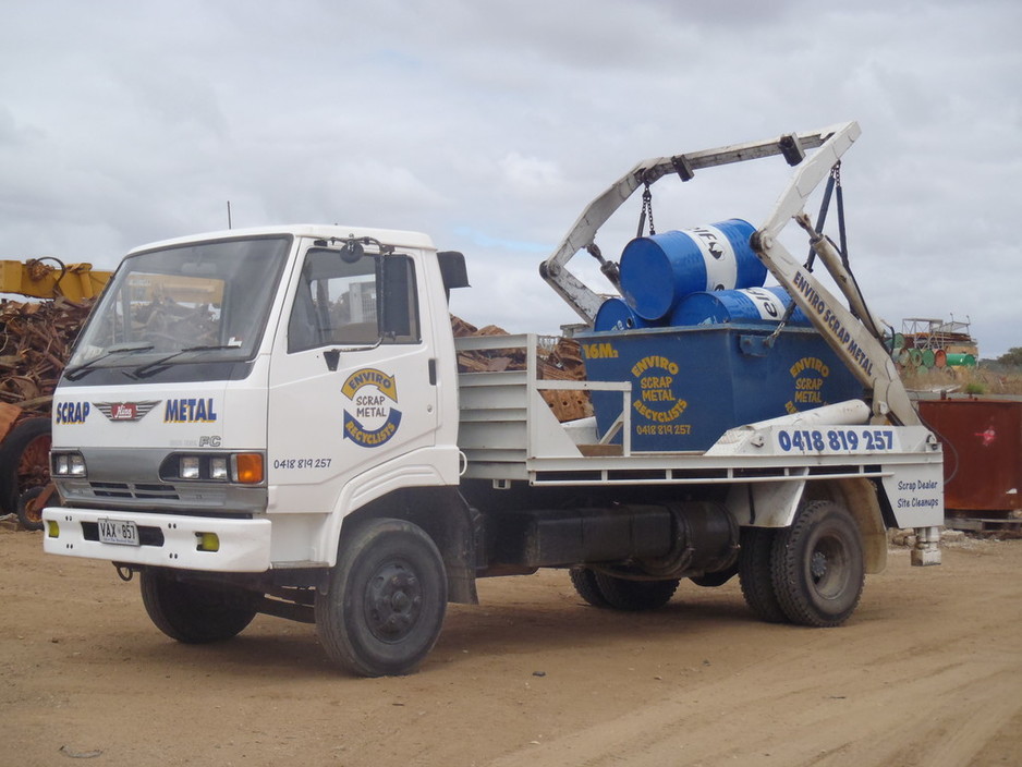 Enviro Scrap Metal Recyclists Pic 1 - Scrap Metal Rubbish Bin Service We also buy and sell ferrous and non ferrous scrap metal for cash Come in and talk to us about your needs TODAY