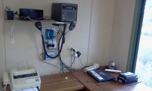 Antenna & Satellite Services Pic 2 - Comms Rack Before Photo