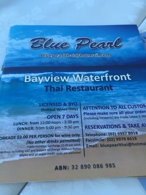 Blue Pearl Bayview Thai Waterfront Restaurant Pic 3