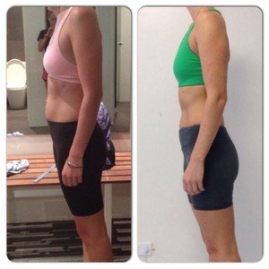 Kate Davidson Personal Trainer Pic 4 - This client proved you can shave over 2cm off your waist and thighs in just 3 weeks