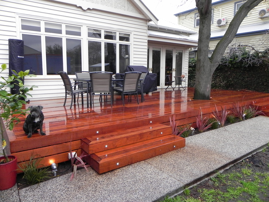 Decking Out Melbourne Pic 1 - Beautiful 55 square mtr Merbau decking