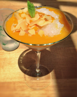 Misschu Pic 4 - Coconut sago and mango with coconut chips