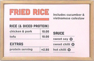 Miss Mai Pic 5 - Menu fried rice