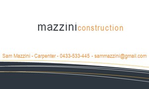 Mazzini Construction Pic 2 - Servicing areas including Greensborough Bundoora Thomastown Briar Hill Research Malmsbury Kyneton Woodend Gisborne