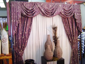 Curtain Villa Pic 5 - Beautiful Swags and Tails custom made from your choice of fabric