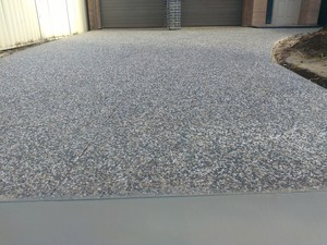 JDM Concreting Pty Ltd Pic 3 - Quarry pebble Salt and pepper Exposed