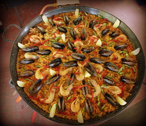 Paella Show Catering Pic 2 - Seafood paella