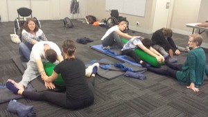 Yoga Dana Pic 3 - Adaptive Yoga for spinal Injury Traumatic Brain Injury Cerebral Palsy One on One or small groups only