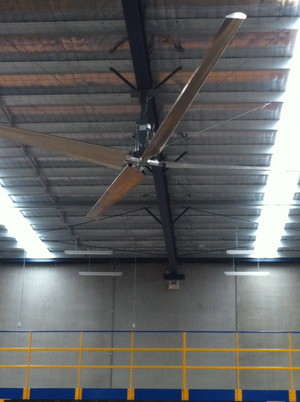 Harris & Nicholls Electrical & Fire Pic 2 - RiteHite 24foot 3 Phase Fan Installed by Harris Nicholls