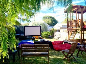 Backyard Movie Nights Pic 2 - Backyard Movie Nights Bring the ultimate outdoor cinema experience right in your own backyard Outdoor Movie Nights