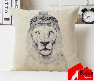 Baboo Imports Pic 4 - Beanie Lion Cushion Baboo Imports