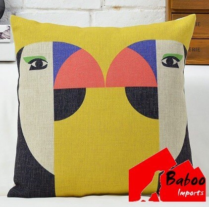 Baboo Imports Pic 1 - Toucan Eye Cushion Baboo Imports