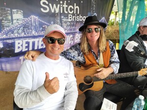 Brisbane interactive Radio Group Inc Pic 3 - Outside broadcast with Local Artists