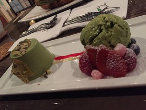 Matcha House Pic 4 - Matcha pannacota