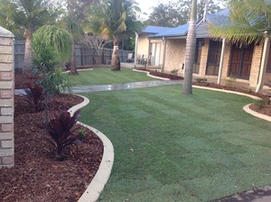 TKD LANDSCAPES Pic 2 - After Front Yard makeover Yatala