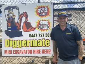 Diggermate Mini Excavator Hire Palmerston Pic 4