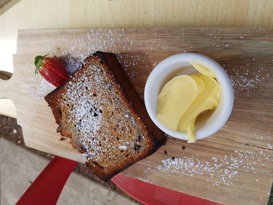 The Ark Cafe Pic 1 - nice presentation banana bread