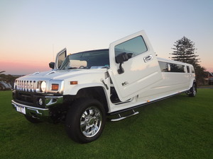 Hummer City Limousines Pic 3 - White Hummer Limousine Hire Perth 16 seater